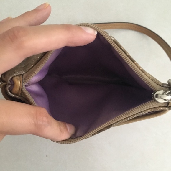 Gold Coach Wristlet - Picture 3 of 5